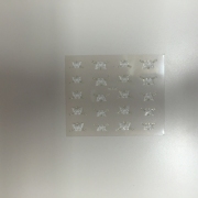 3D Sticker weiss XF 136